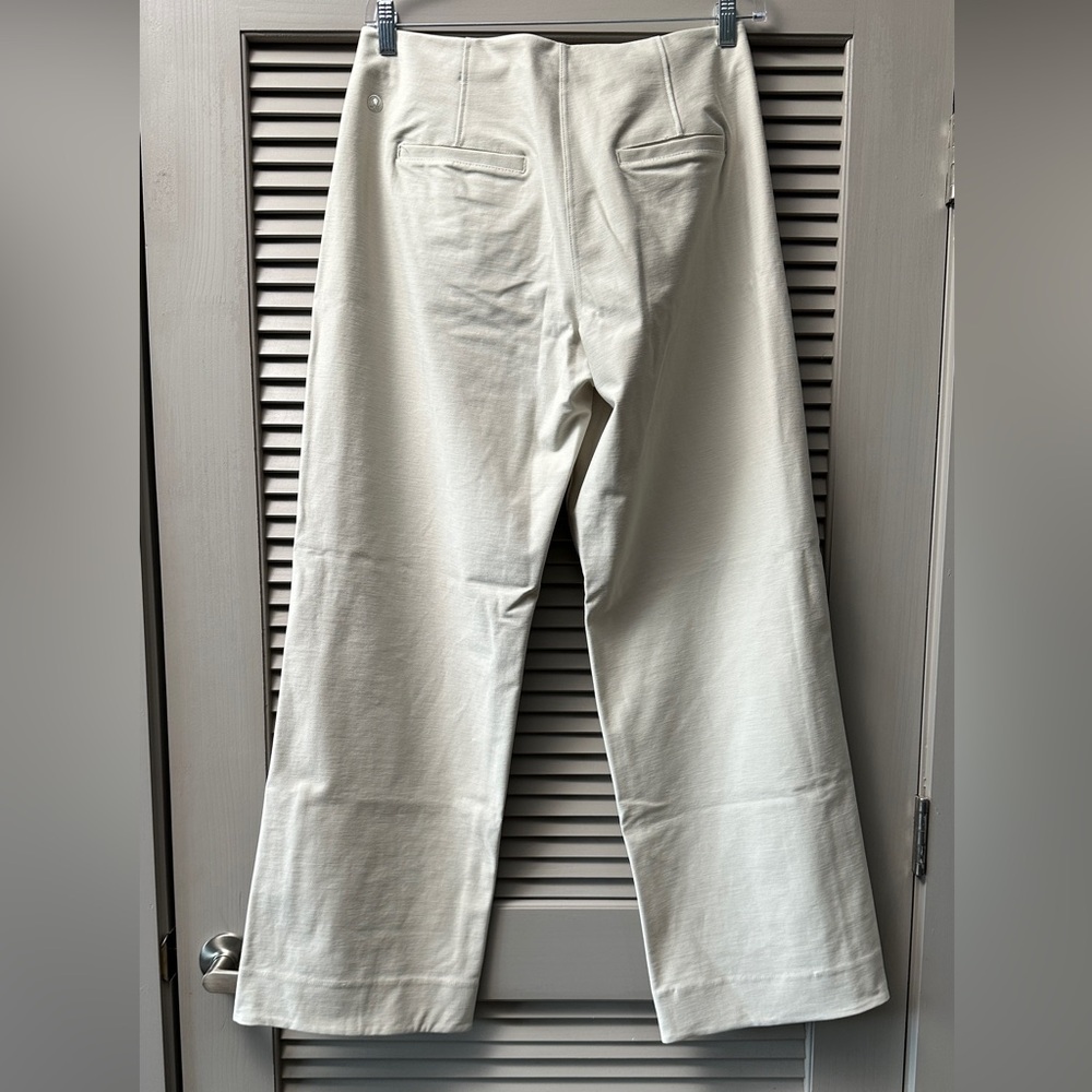 Lululemon Utilitech Relaxed-Fit Mid-Rise Trouser Bone sz12 #0020 - Picture 3 of 5